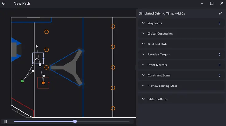 Making paths with PathPlanner 